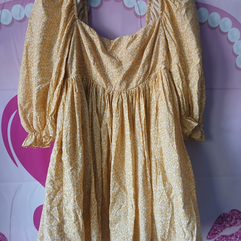 MARBLE Yellow Floral Blouse